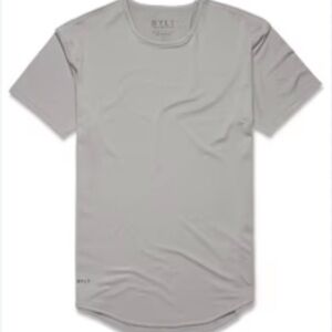 NWT BYLT Basics Men's Short Sleeve Tee in Light Gray